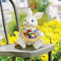 Design Toscano Mortimer the Bunny and his Easter Eggs Rabbit Statue AL20507